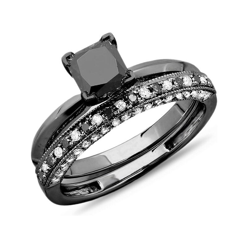 Zlatá sada prstenů pro nevěstu KLENOTA je3156