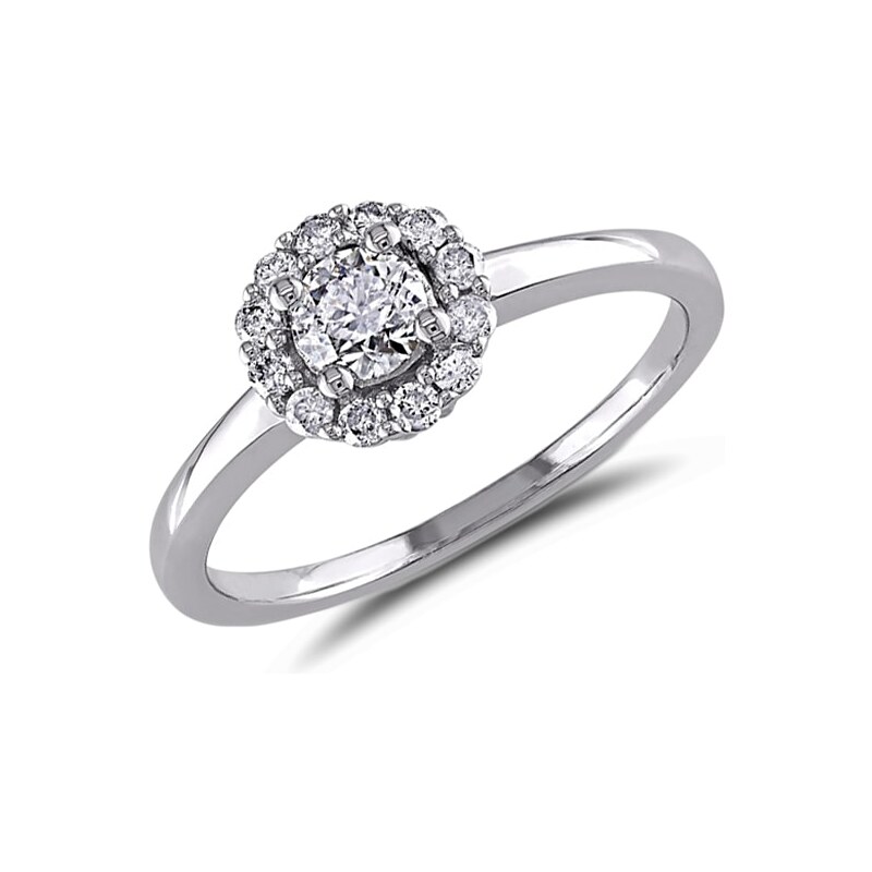 Zásnubní briliantový prsten KLENOTA je3200