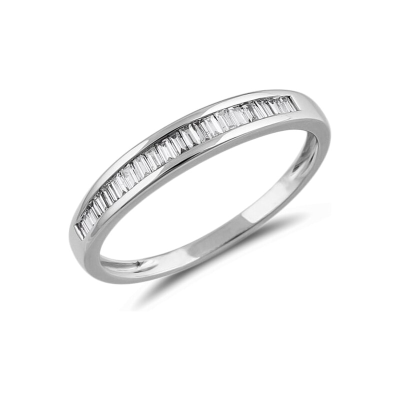 Zlatý prsten s diamanty KLENOTA je171