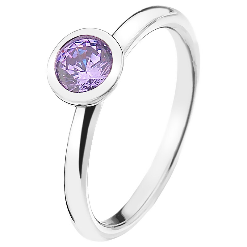 Stříbrný prsten Hot Diamonds Emozioni Scintilla Lavender Calmness 51 mm 56 mmStříbrný prsten Hot Diamonds Emozioni Scintilla Lavender Calmness 51 mm