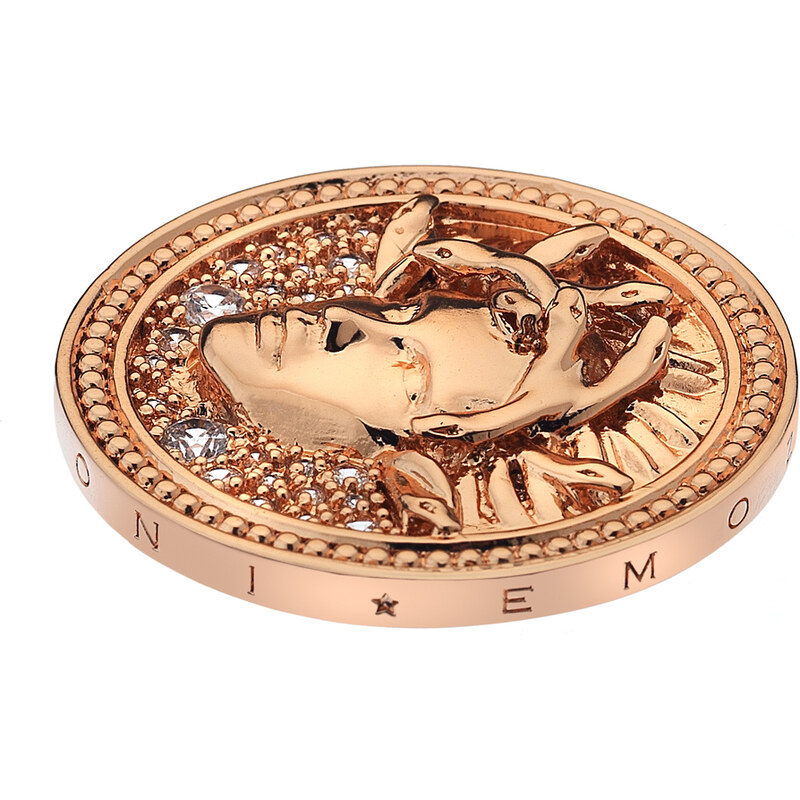 Přívěsek Hot Diamonds Emozioni Medusa Bianca Rose Gold Coin 33 mm 25 mmPřívěsek Hot Diamonds Emozioni Medusa Bianca Rose Gold Coin 33 mm