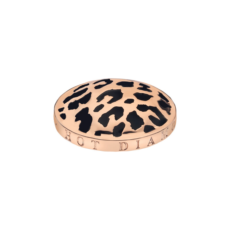 Přívěsek Hot Diamonds Emozioni Leopard Rose Gold Coin 25 mmPřívěsek Hot Diamonds Emozioni Leopard Rose Gold Coin
