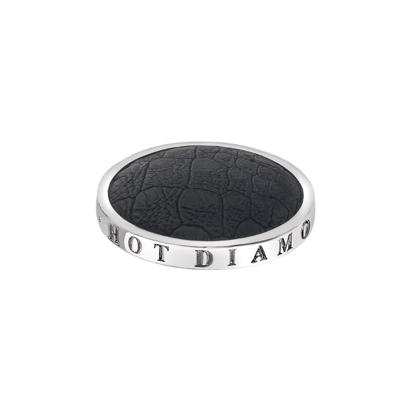 Přívěsek Hot Diamonds Emozioni Faux Crocodile Black Coin 33 mm 25 mmPřívěsek Hot Diamonds Emozioni Faux Crocodile Black Coin 33 mm