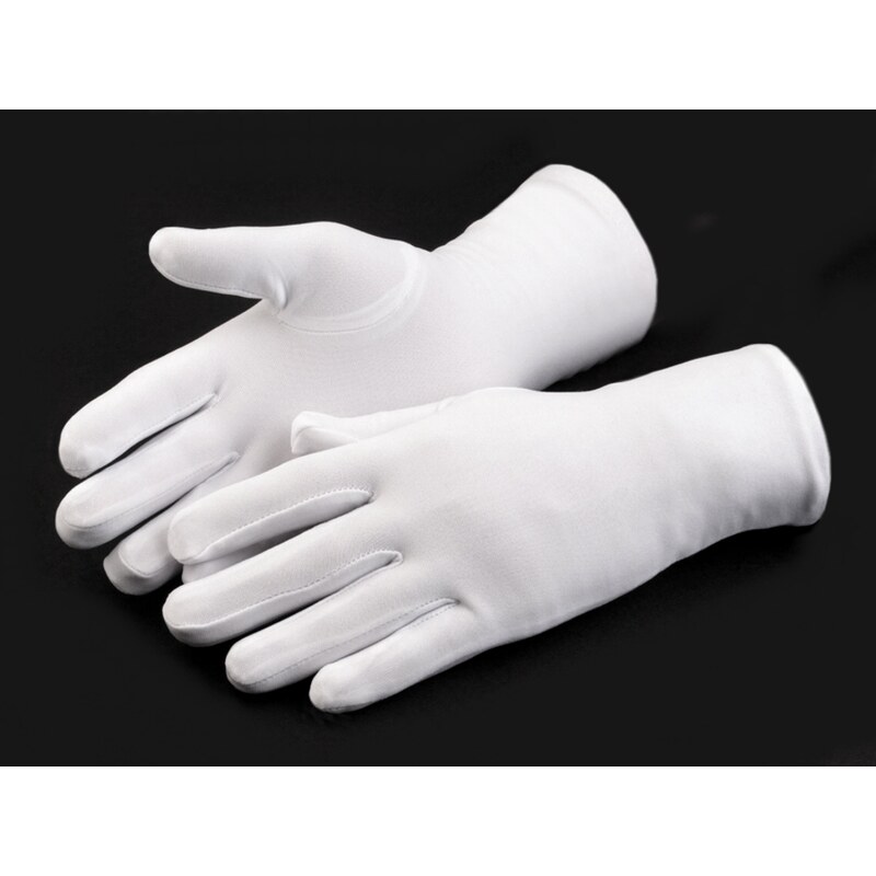 Stoklasa bílé společenské pánské rukavičky
