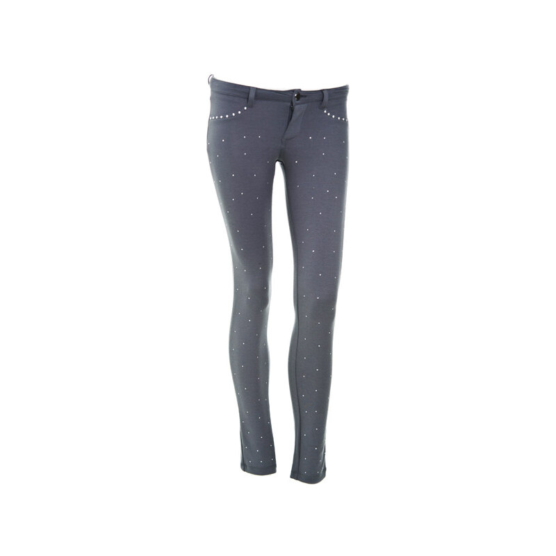 Terranova Long trousers with rhinestones