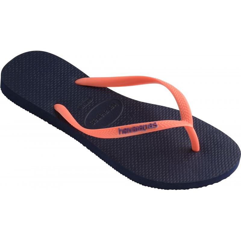 ŽABKY HAVAIANAS SLIM LOGO WMS - modrá -