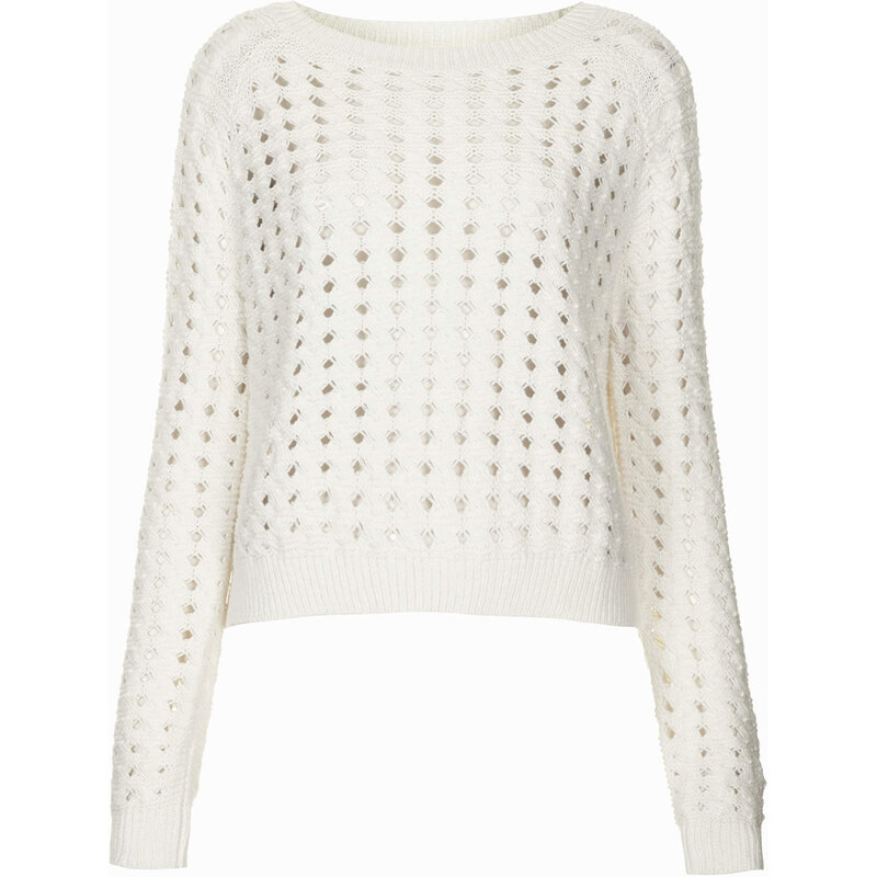 Topshop Long Sleeve Knitted Top