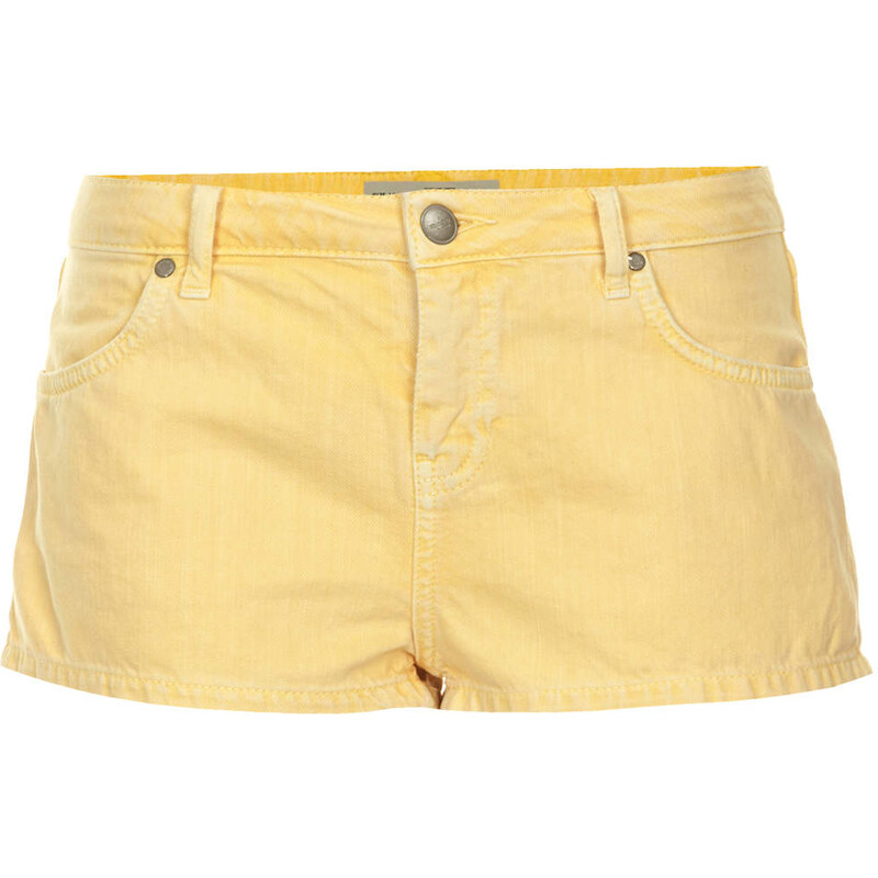 Topshop MOTO Yellow Daisy Hotpants