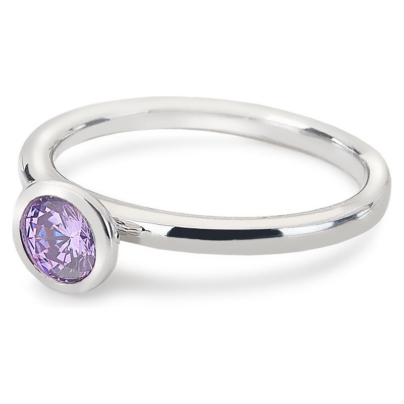 Stříbrný prsten Hot Diamonds Emozioni Scintilla Lavender Calmness 51 mm 56 mmStříbrný prsten Hot Diamonds Emozioni Scintilla Lavender Calmness 51 mm