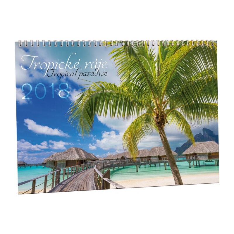 ARIA-CARDS s.r.o. Nástěnný kalendář Tropické ráje 2018 AKN88-18