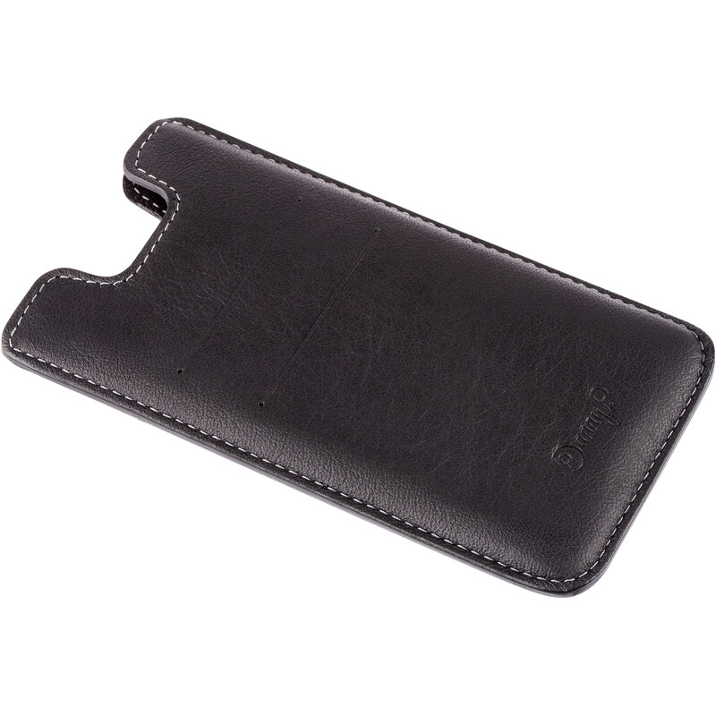 Danny P. Kožený obal na iPhone 7/6S/6, Černý