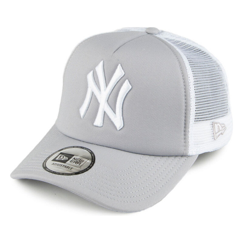 Kšiltovka NEW ERA Clean Trucker New York Yankees Grey/White Snapback