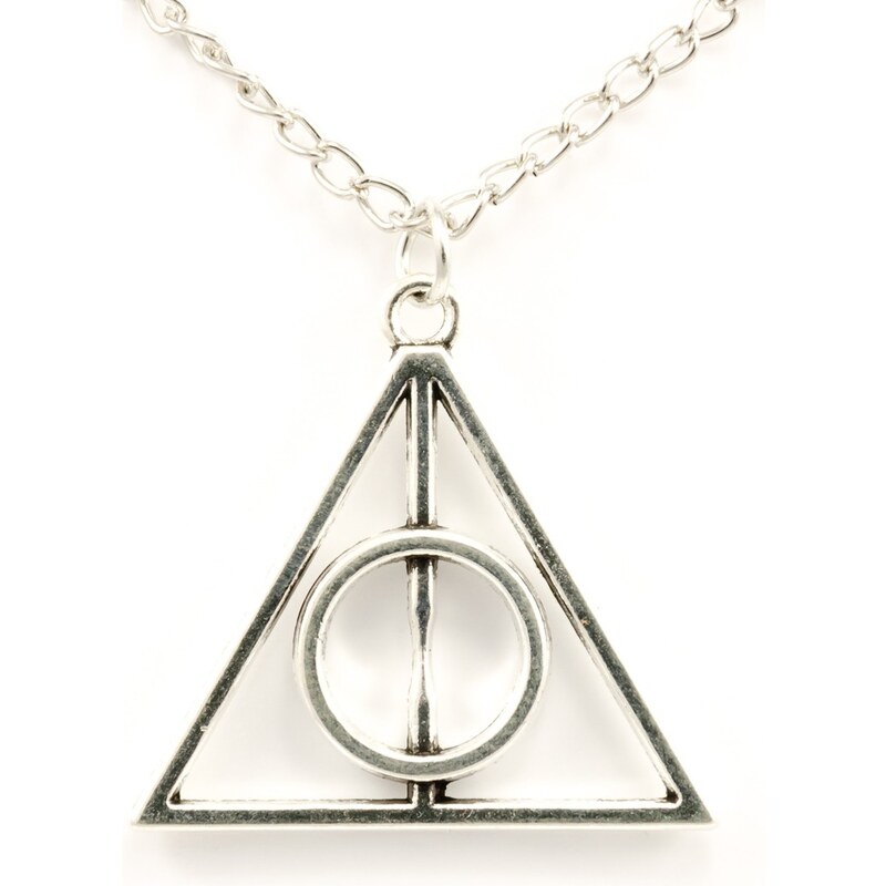 JewelsHall Harry Potter relikvie smrti náhrdelník - stříbrný