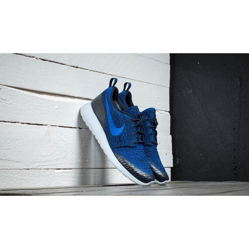 Nike Wmns Roshe One Flyknit Dark Obsedian//Racer Blue-Deep Royal Blue