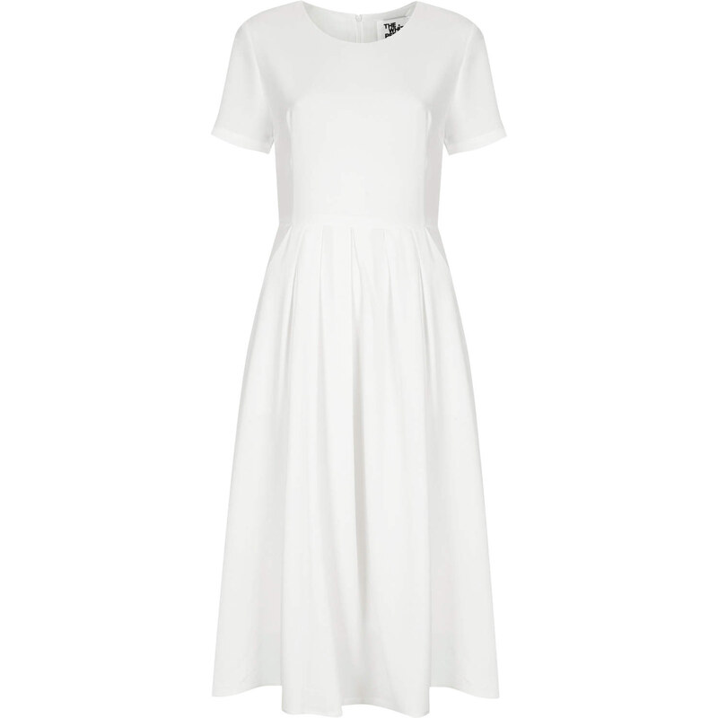Topshop **Pleat Pocket Midi Dress by The White Pepper