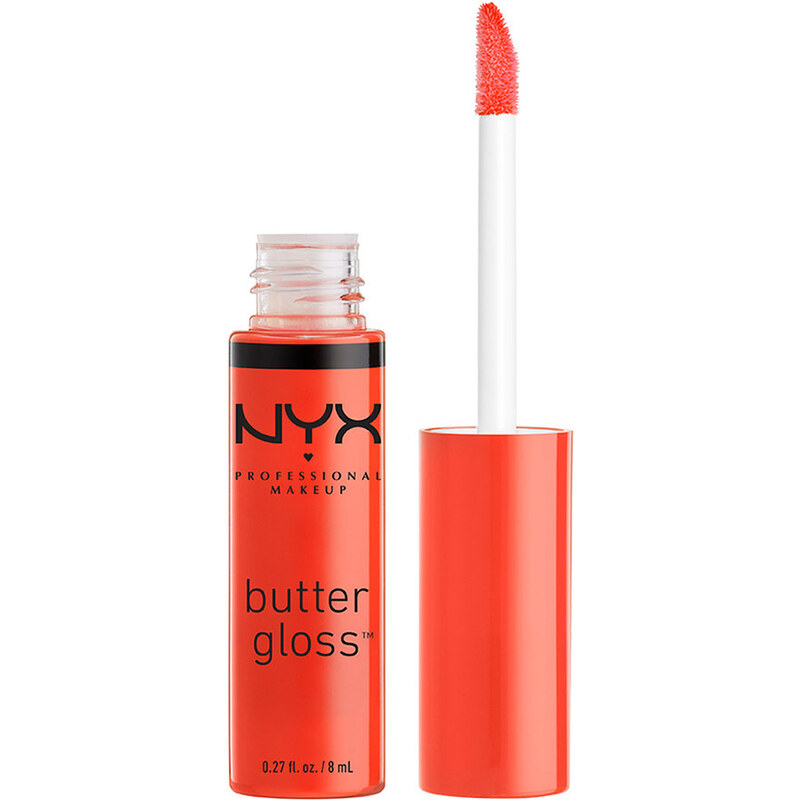 NYX Professional Makeup Č. 06 - Peach Cobbler Butter Gloss Lesk na rty 1 ks