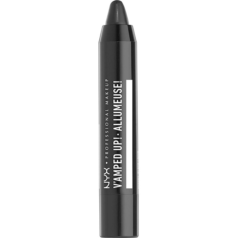 NYX Professional Makeup Black V´amped Up! Lip Top Coat Rtěnka 3 g