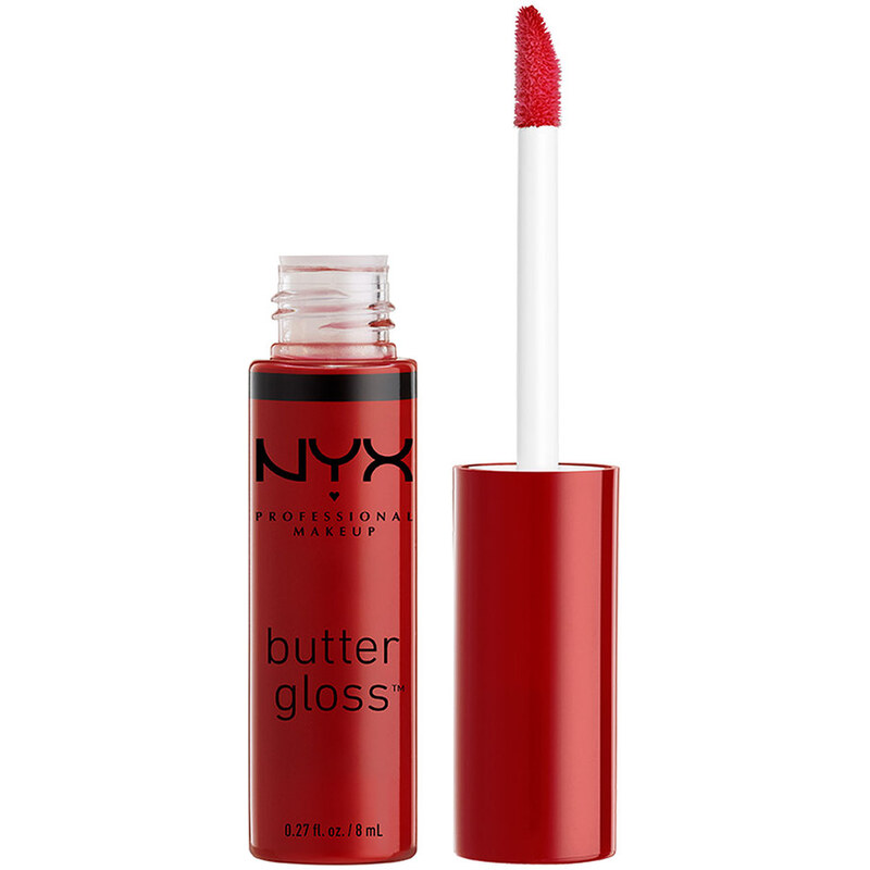 NYX Professional Makeup Č. 20 - Red Velvet Butter Gloss Lesk na rty 8 g
