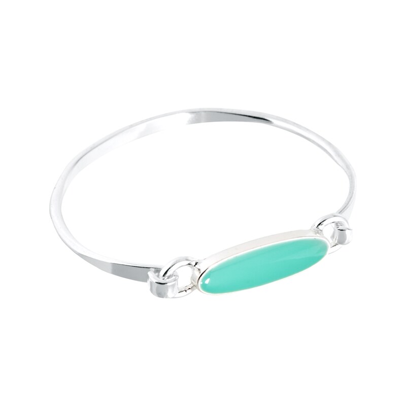 ASOS Enamel Fine Bangle Bracelet