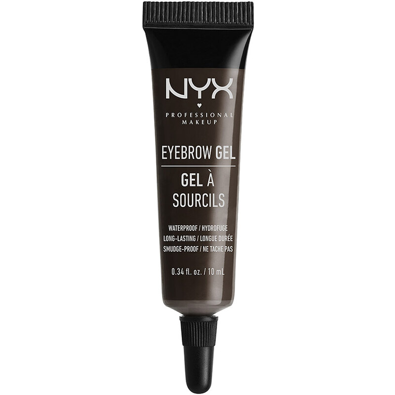 NYX Professional Makeup Black Eyebrow Gel na obočí 10 ml