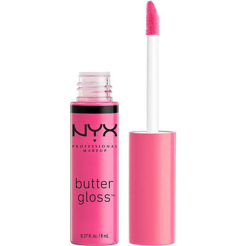 NYX Professional Makeup Č. 01 - Strawberry Parfait Butter Gloss Lesk na rty 1 ks