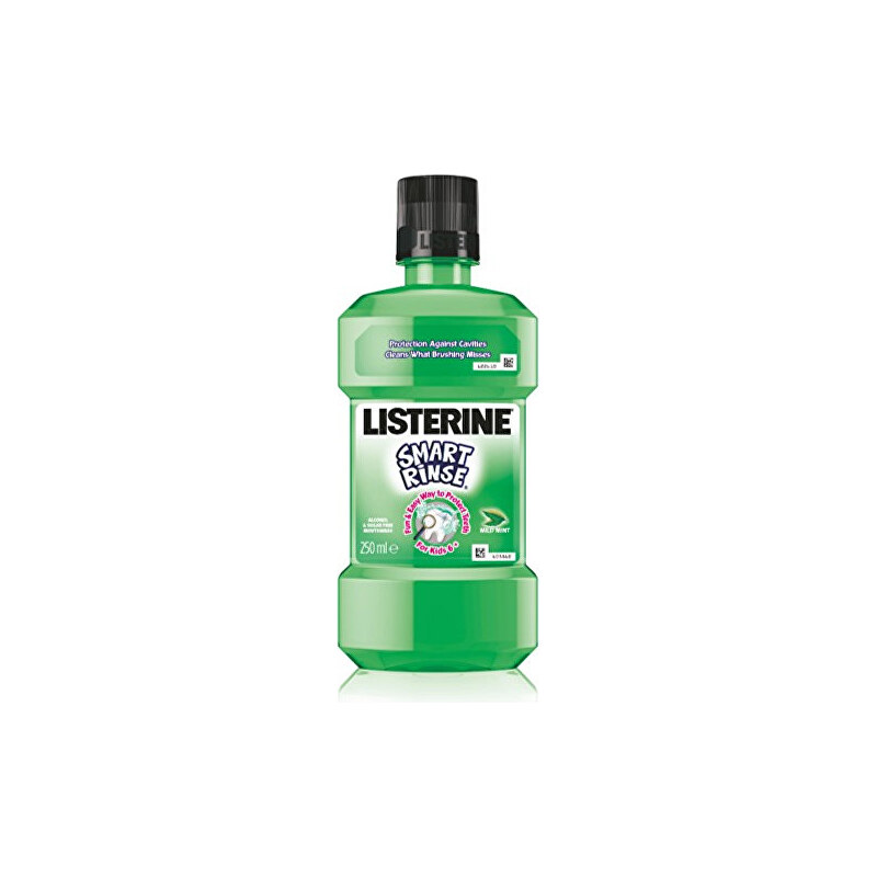 Listerine Dětská ústní voda s mentolovou příchutí Smart Rinse Mint