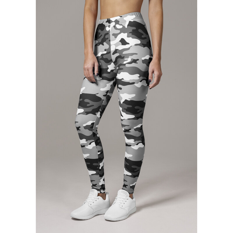Urban Classics Dámské legíny Camo sněhové masky 107069501