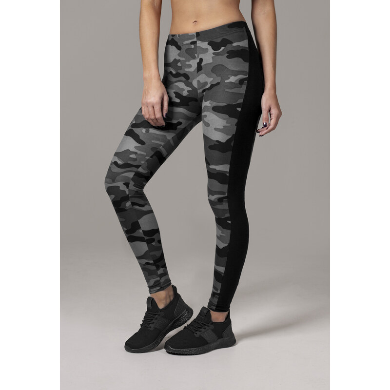 UC Ladies Dámské legíny Camo Stripe darkcamo/blk