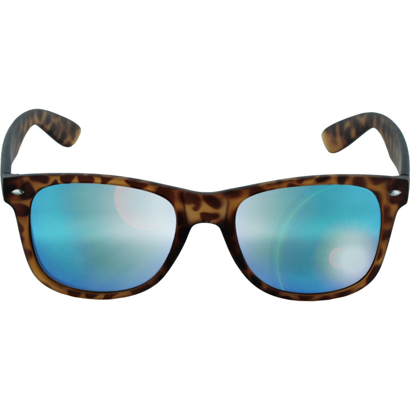 Urban Classics Sluneční brýle URBAN CLASSICS (10496) Leopardí hnědá / Modrá