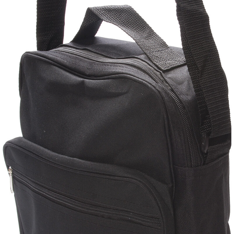 Pánská látková taška přes rameno černá - Sanchez ViMax černá
