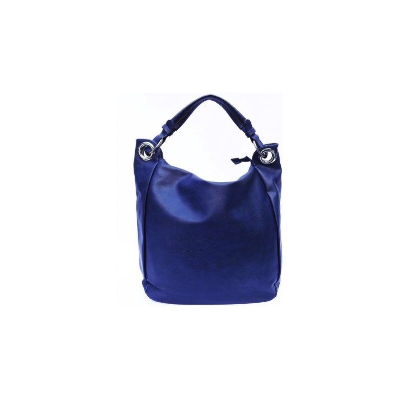 Prostorná kabelka modré barvy, Barva Modrá SPO130