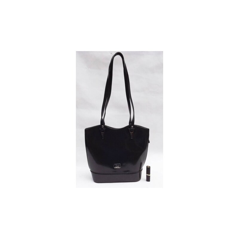 Stylová dámská kabelka, Barva Černá 868--bb