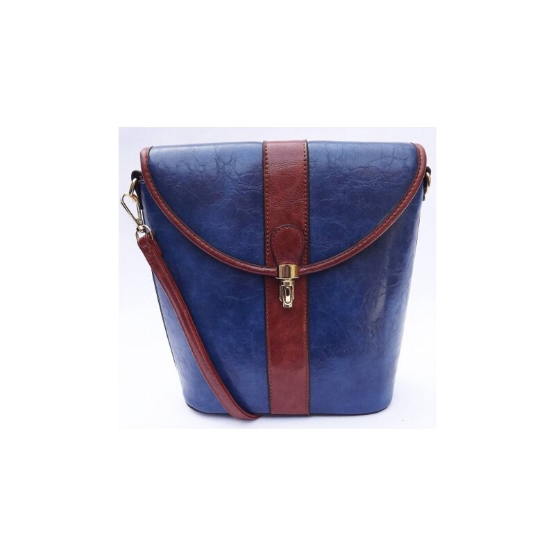 Elegantní modrá kabelka, Barva Modrá b6300