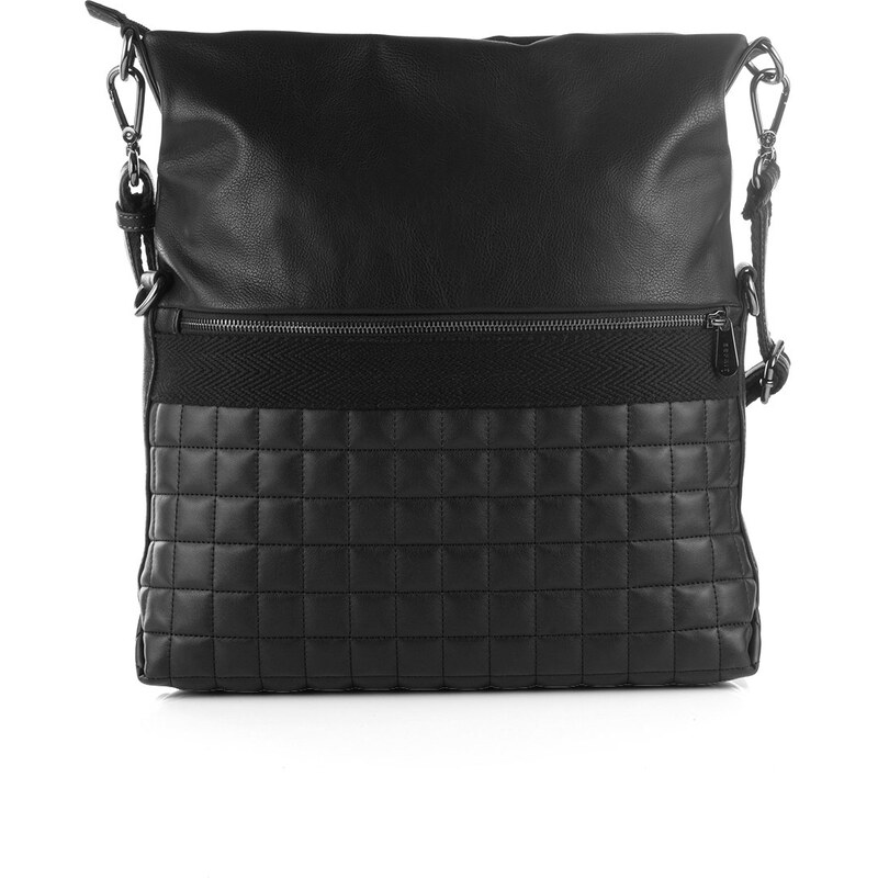 Esprit shoulder bag + front stitching and flap