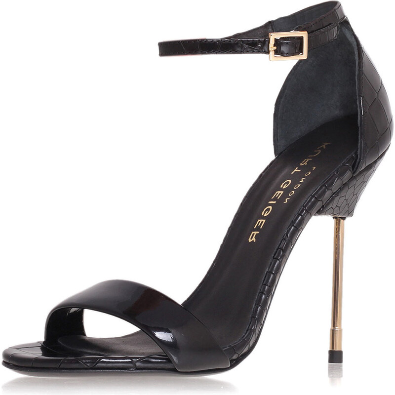 Topshop **Belgravia Metal Heel Sandals by Kurt Geiger