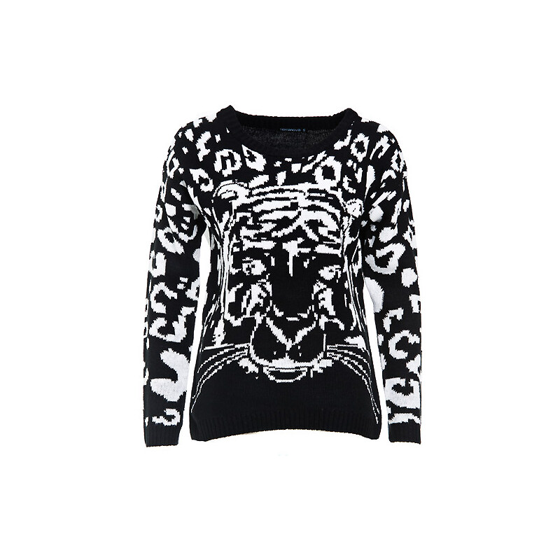 Terranova Sweater with tiger