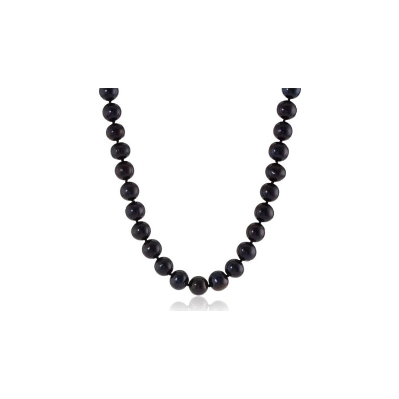 Dlouhý náhrdelník z černých perel KLENOTA sil039