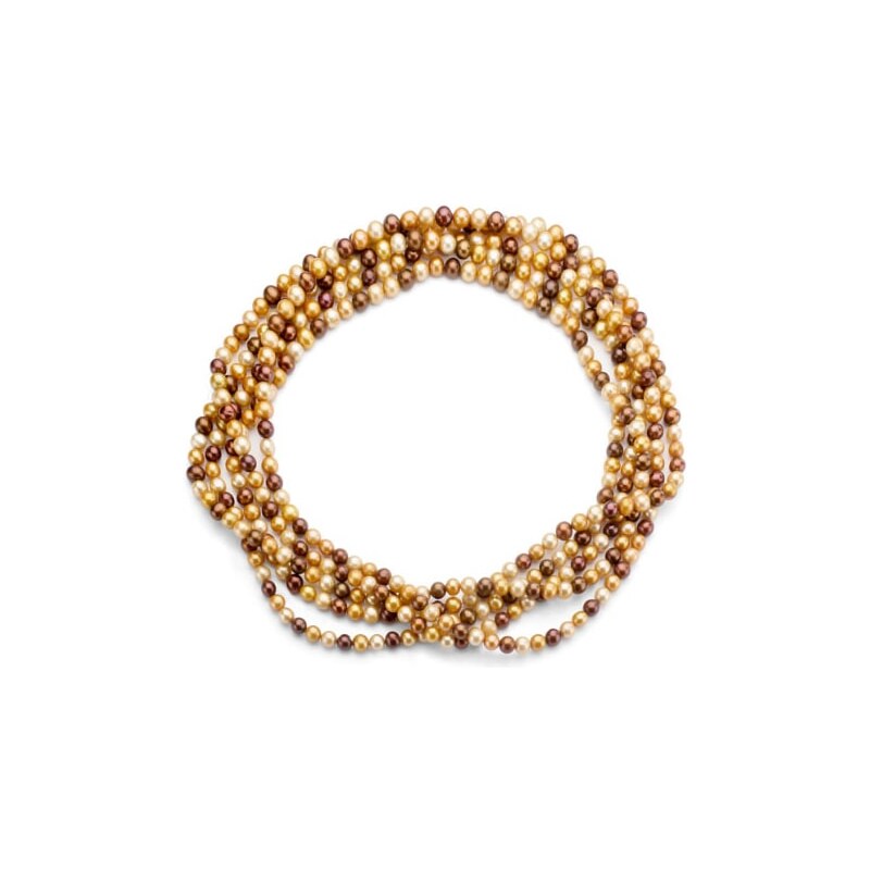 Barevný perlový náhrdelník KLENOTA sil923