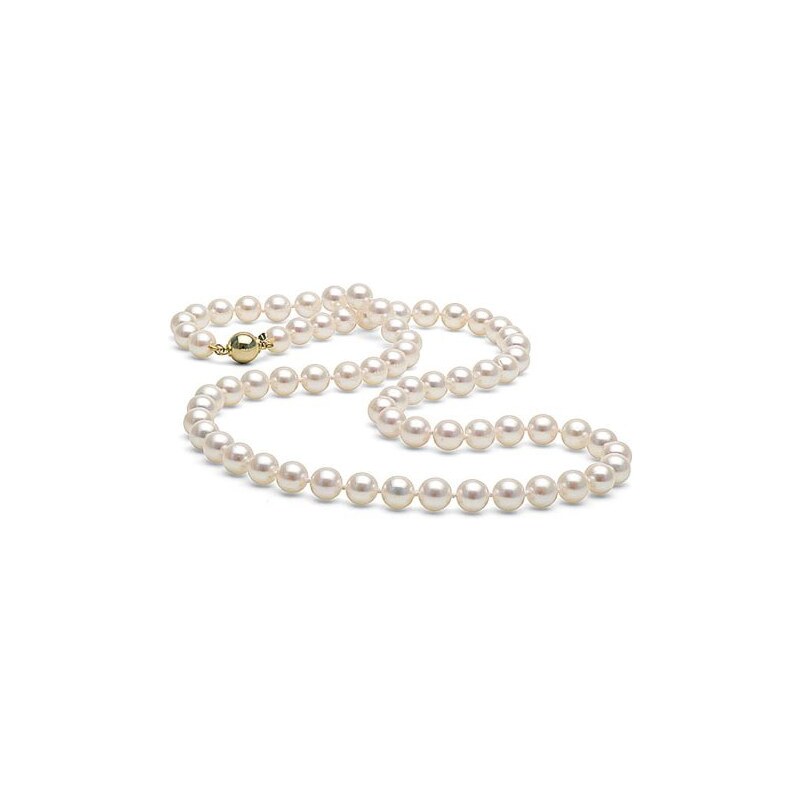 Zlatý perlový náhrdelník KLENOTA lo008