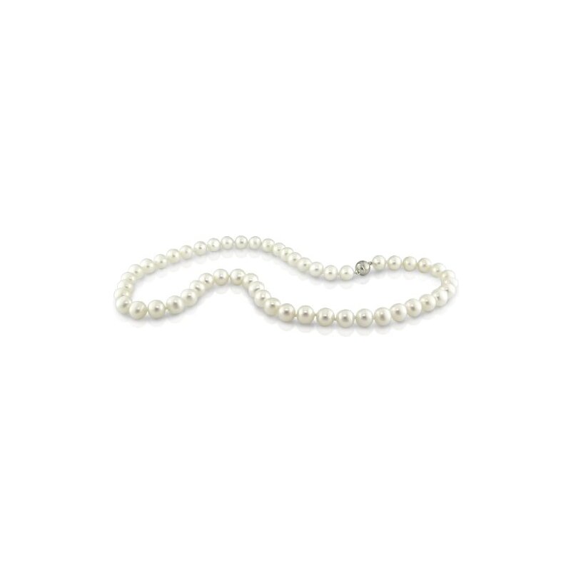 Perlový náhrdelník ve stříbře KLENOTA k0010139