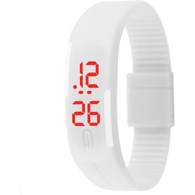 Digitální LED hodinky sport 2020- bílé