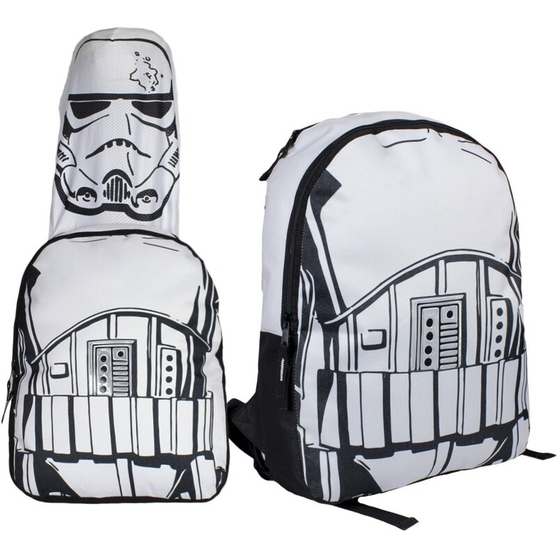 Disney Brand Chlapecký batoh s maskou Star Wars - bílý