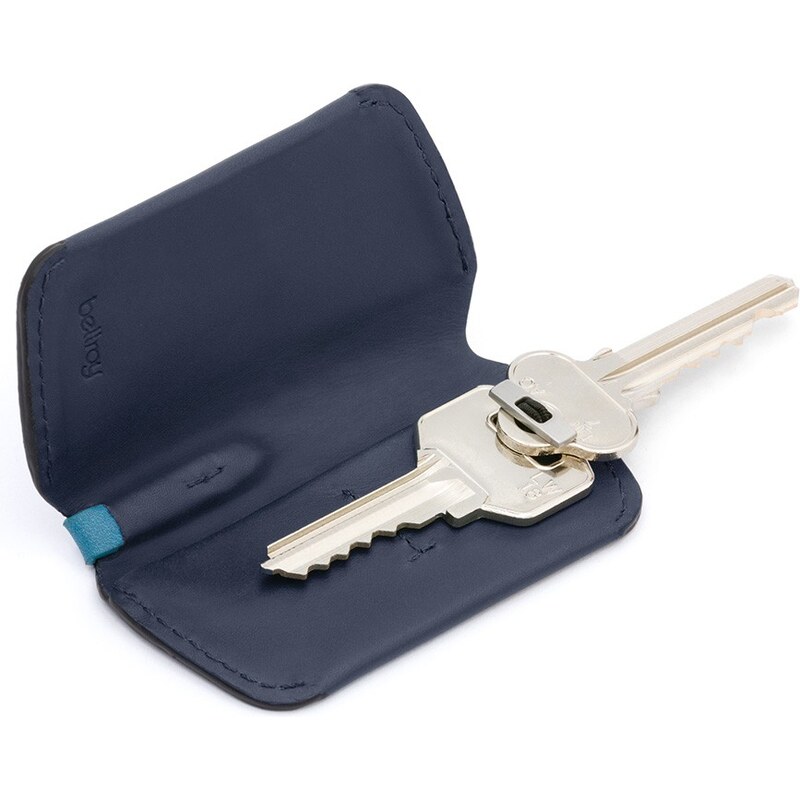 Kožená klíčenka Key Cover od Bellroy - Blue Steel