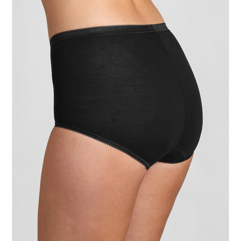 Dámské kalhotky Sloggi Basic+ Maxi 2P černé 0004
