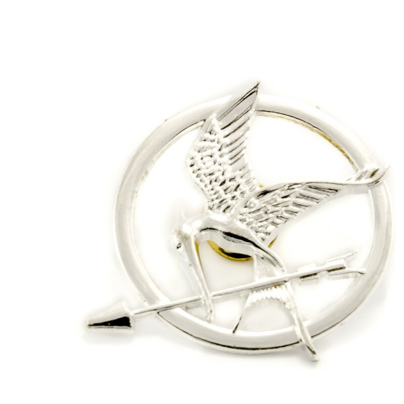 JewelsHall Hunger Games brož Reprodrozd stříbrná - GLAMI.cz