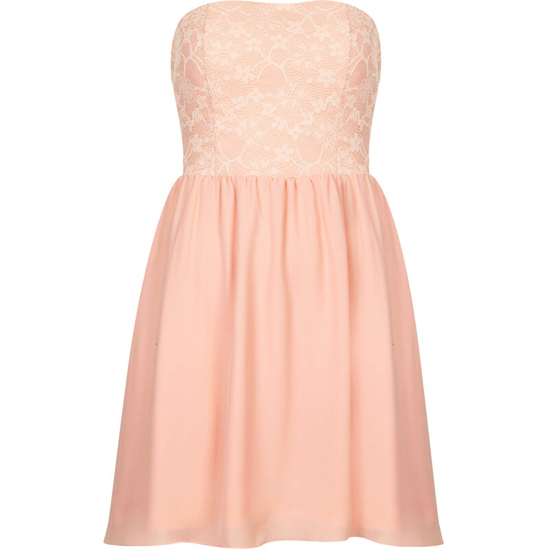 Topshop **Swing Strapless Dress by WYLDR