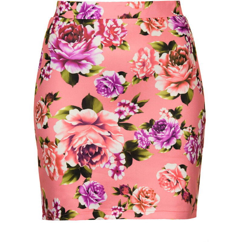 Topshop **Band Print Skirt by WYLDR