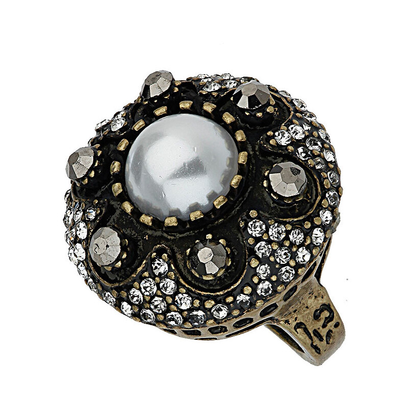 Topshop Pearl Dome Stone Ring