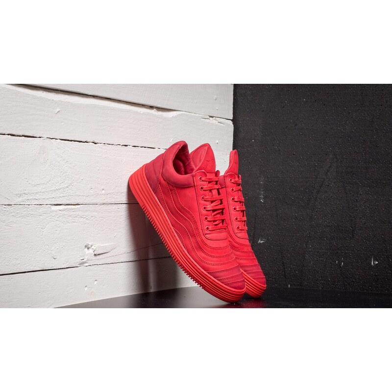 Filling Pieces Low Top Wavy Red