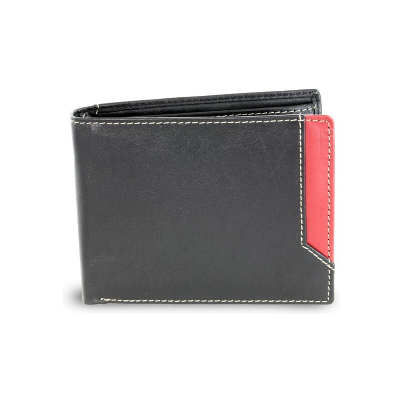 Černá pánská kožená peněženka Nenden